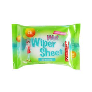 myCK Wiper Sheets Wet w Anti-Bacterial 20's