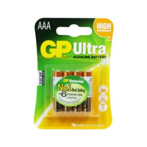 GP Ultra Digital AAA Battery 4's
