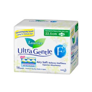 Laurier F Ultra Gentle Day Sanitary Pad Normal to Heavy Flow 16's Wing