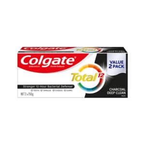 Colgate Total 12 Deep Clean Toothpaste Charcoal 2x150g