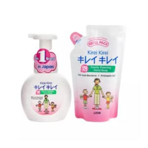 Kirei Kirei Antiseptic Agent Anti-Bacterial Hand Soap Pump 250ml b/w Refill 200ml