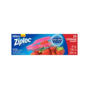 Ziploc Storage Bags Size 7 25's