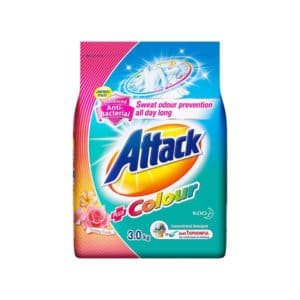 Attack Ultra Aroma Fresh Colour Powder Detergent 3kg