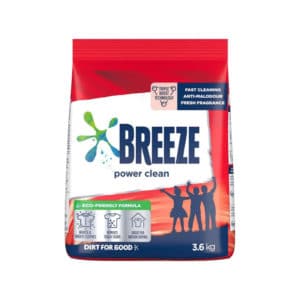 Breeze Powder Detergent Power Clean 3.6kg