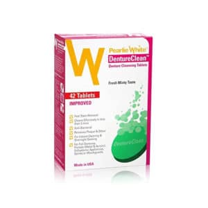 Pearlie White Instant & Overnight Denture Cleansing Tablets 42's