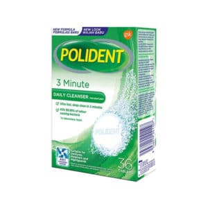 Polident 3 Minute Active Express Denture Cleanser Fresh 36's