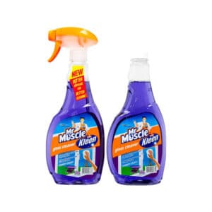 Mr Muscle Kiwi Glass Cleaner Lavender 2x500ml BW Refill