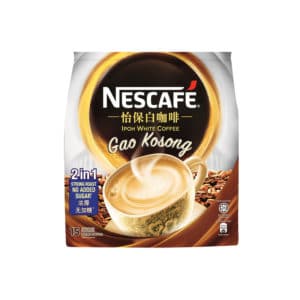 Nescafe Ipoh White 2 in 1 Gao Kosong Instant Coffee 15'sx20g