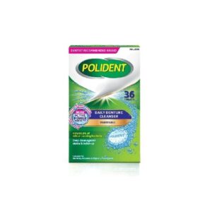 Polident Denture Daily Cleanser Tablets Whitening 36's