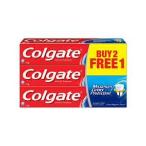 Colgate Maximum Cavity Protection Great Regular Toothpaste 3x175g w/ Amino Power