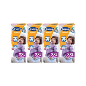 [Bundle of 4] Drypantz Jumbo Pants Diapers XXL (15-25kg) 28's