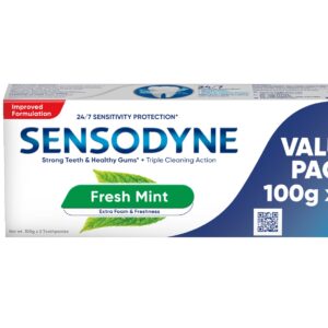 Sensodyne Toothpaste Fresh Mint 2x100g