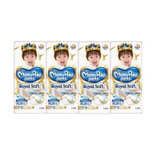 [Bundle of 4] Mamy Poko Royal Soft Pants Boys XL30's 12-17kg
