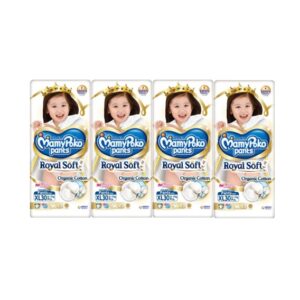 [Bundle of 4] Mamy Poko Royal Soft Pants Girls XL30's 12-17kg