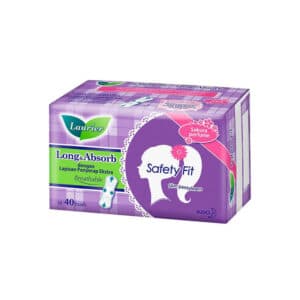 Laurier Pantyliner Extra Long & Wide Perfumed 40s