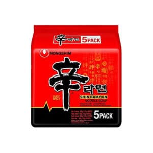 Nongshim Noodles Kimchi Spicy 5's x120g