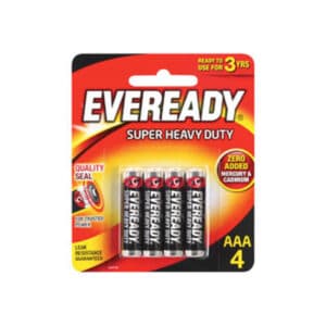 Eveready Battery Black AAA4