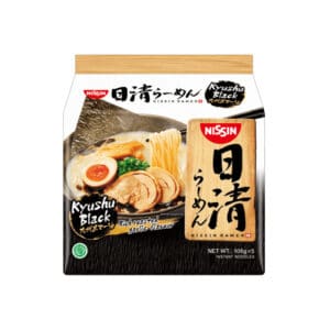 Nissin Noodles Japanese Ramen Kyushu Black 5x106g