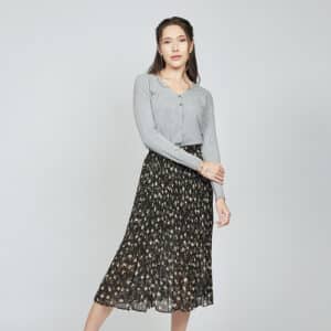 hyun Printed Midi Skirt