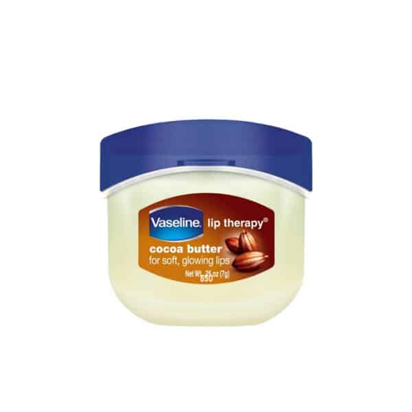 Vaseline Lip Therapy Cocoa Butter - 0.25oz Lip Balm For Dry Chapped Lips