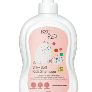Bzu Bzu Silky Soft Kids Shampoo 600ml -For Frizzy & Fragile Hair