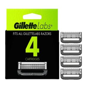 Gillette Labs Refills Cartridges for Exfoliating Razor - 4 Blades