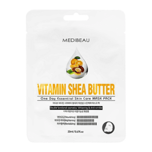 Medibeau Mask One Day Essential Skin Care Vitamin Shea Butter 20ml