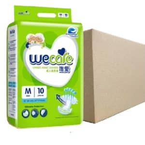 (Bundle of 12) WeCare Adult Tape Diaper M10's (32"-47")