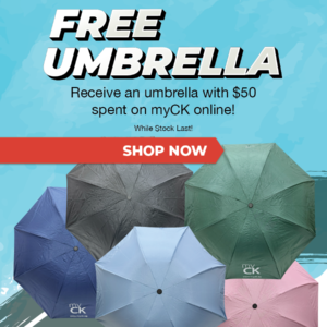 myCK Foldable UV Protection Umbrella 1's (FREE GIFT) - Random Colours