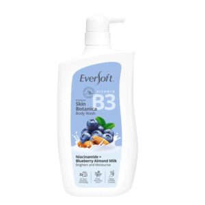 Eversoft Premium Body Wash Botanica w Vitamin B3 (Niacinamide+Blueberry Almond Milk) 950ml