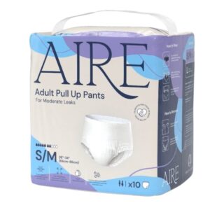 AIRE Adult Pull Up Pants S/M 10's (66-86cm)