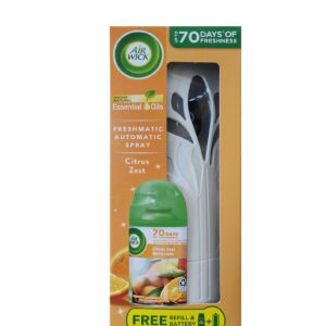 Air Wick Auto Spray Freshmatic Complete with Refill Citrus 250g