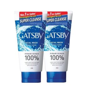 Gatsby Perfect Scrub Facial Wash 2x130g (Twin Pack)