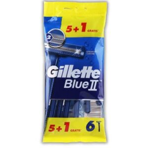 Gillette Razor Disposable Blue II Plus 5's+1's