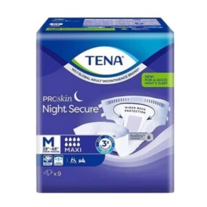 TENA Diaper Adult Tape PROskin Night Secure M 9's