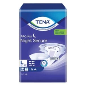 TENA Diaper Adult Tape PROskin Night Secure L 8's