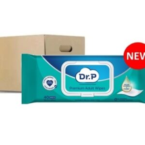 [Carton Sale] Dr P Adult Wipes Premium 40's x 12 packs