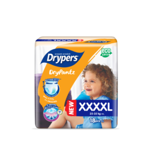 Drypantz Diaper Pants Jumbo XXXXL (25-35kg) 18's
