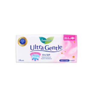 Laurier Ultra Gentle Airy Soft Day Ultra Slim Wing 20.5cm 24's