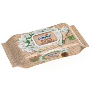 Ultra Compact Wet Wipes POEM Esparols Jasmine 100's