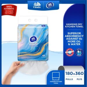 Vinda Hanging Kitchen Towel Multi-Purpose Platinum 2Ply 180's